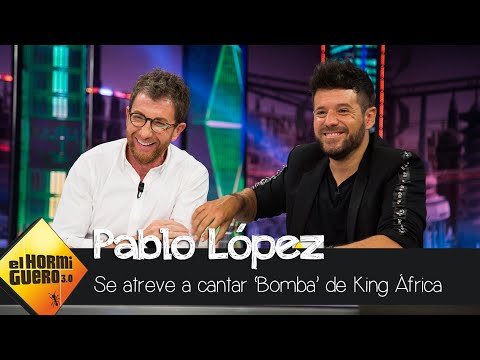 Pablo Motos reta a Pablo López a cantar 'Bomba' de King África - El Hormiguero 3.0