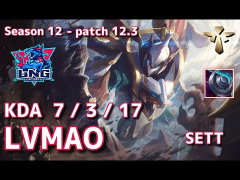 【KRサーバー/GM】LNG LvMao セト(Sett) VS スレッシュ(Thresh) SUP - Patch12.3 KR Ranked【LoL】