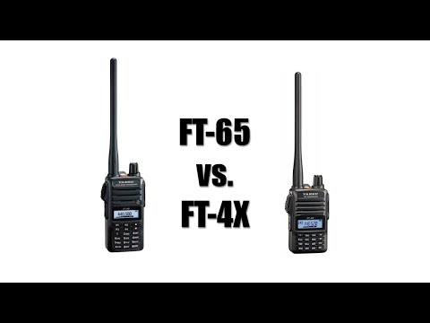 Yaesu FT-65 vs. FT-4X. Which one is the better radio?
