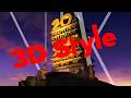 20th Century Studios Turns Into 20th Century Fox 3D Style