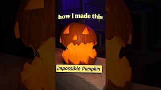 How I made this impossible pumpkin effect