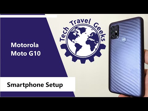 Motorola Moto G10 Smartphone Setup