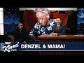 91-Year-Old Chicago Grandmother From Denzel Washington Viral Video Surprises Him on Kimmel