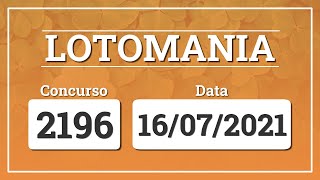 Capa de LOTOMANIA 2196