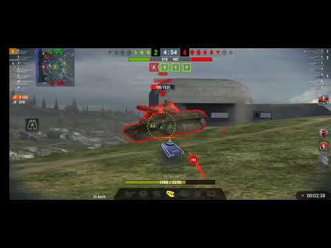 WoT Blitz - FV215b Mastery - 4v1 - 6 kills - 6k damage