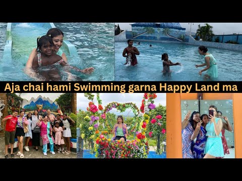 Binita Ra Mira Ko Bida Ma Happyland Ma Hami🤗 || Swimming Craze 🏊‍♀️ || Day Spend Well ||❤️