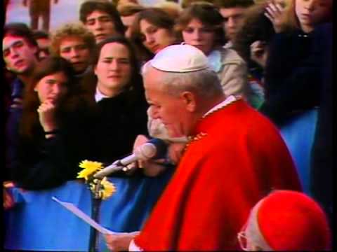 Pope John Paul II at the Basilica