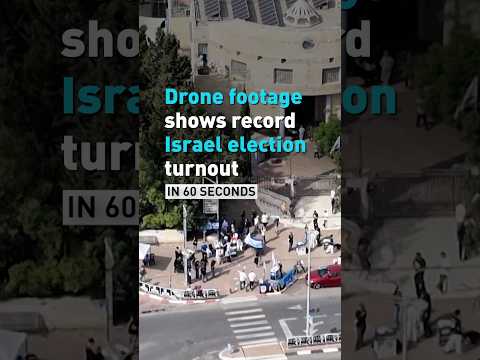 Israelis vote in record numbers to pass wartime judgment on Netanyahu