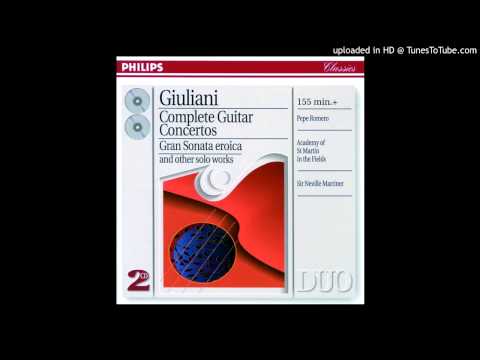 Concerto No. 3 in F, Op. 70: I. Allegro Moderato - Giuliani - Pepe Romero