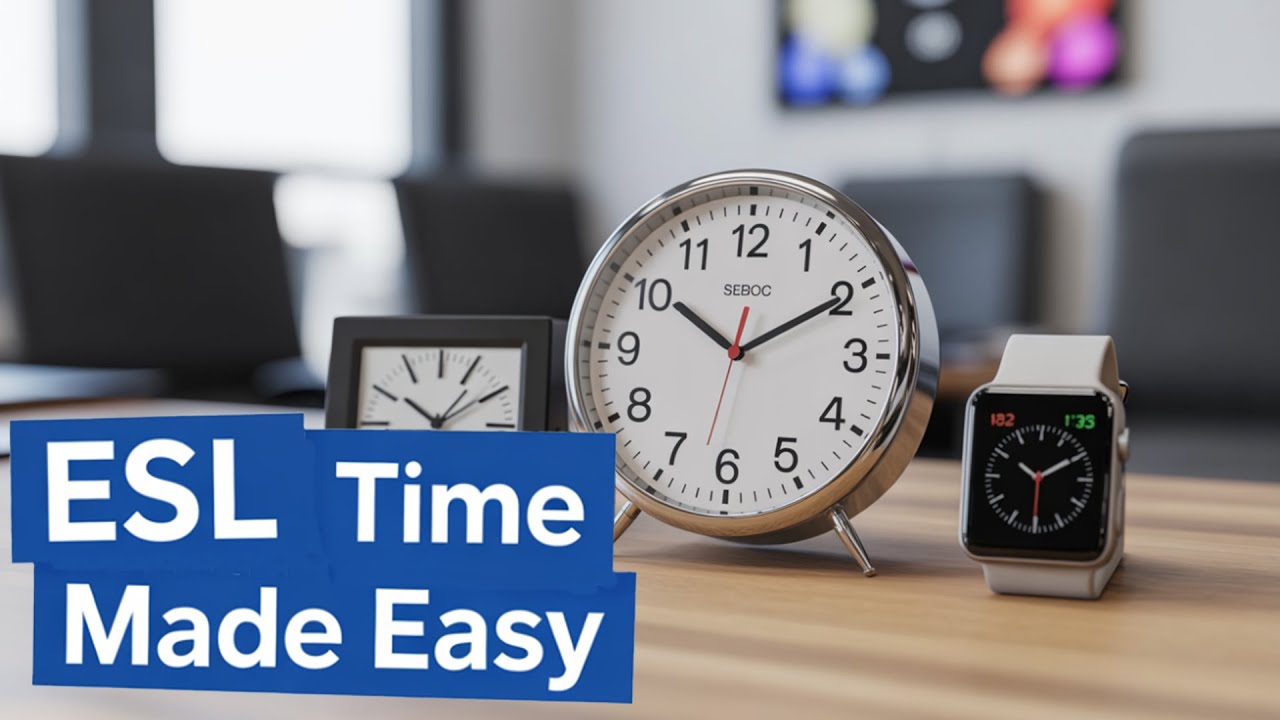 Mastering TELLING TIME in English: ESL Learners’ Complete Guide