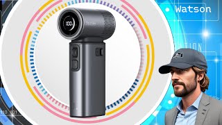 JISULIFE Portable Handheld Fan Ultra2, 9000mAh Max 25 Hrs.   Pd 15 