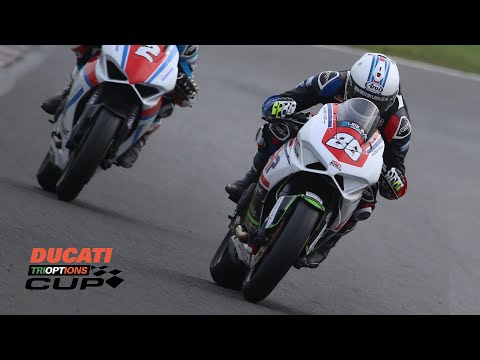 David Shoubridge finishes third in the 2020 Ducati Performance TriOptions Cup