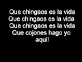 Cuca - Que Chingaos con letra