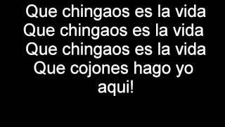 Cuca - Que Chingaos con letra