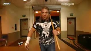 Triple H Is Back Destroy Randi Orton With Sledge Hammer
