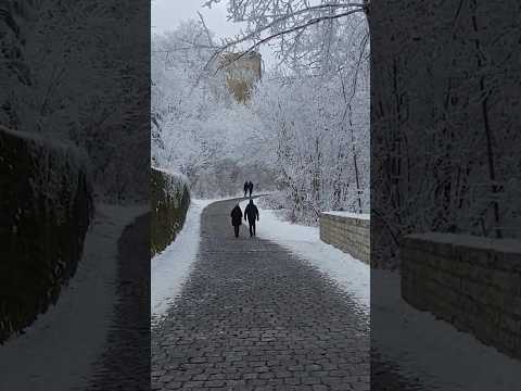 Winter auf der Burgruine Hohenneuffen - Winter at the Hohenneuffen castle ruins - Schwäbische Alb