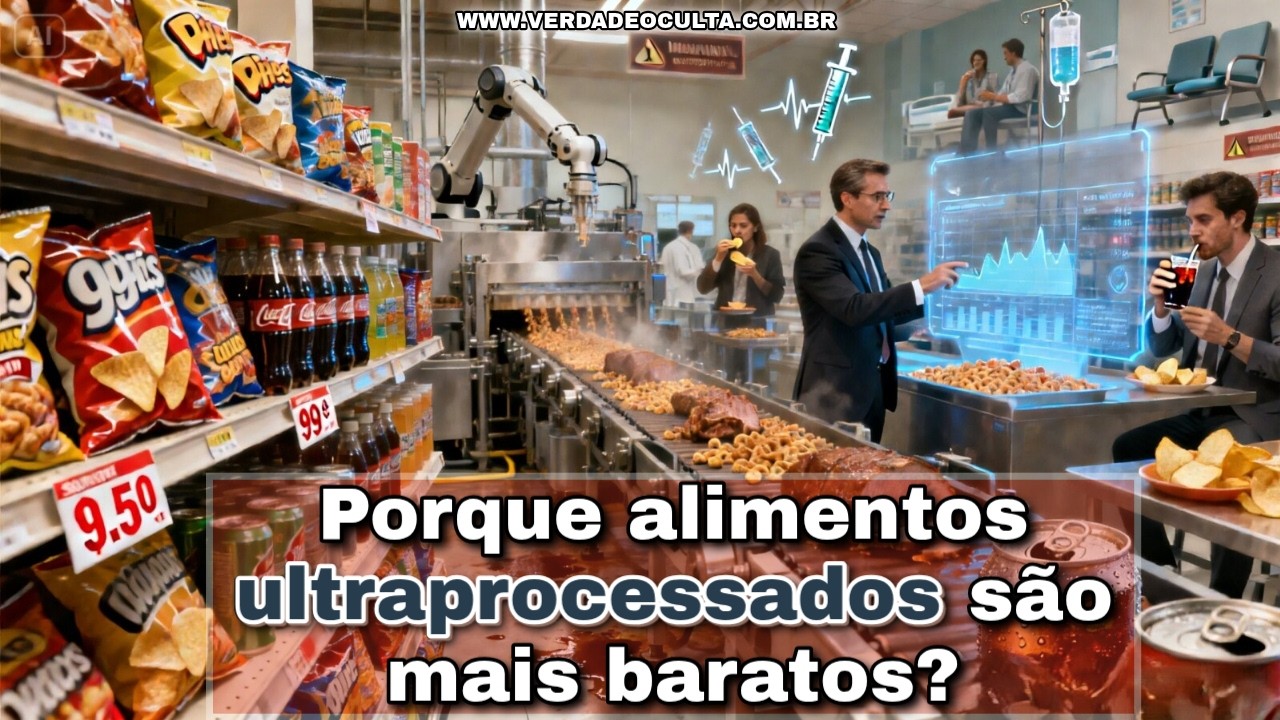 Porque alimentos ultraprocessados são mais baratos