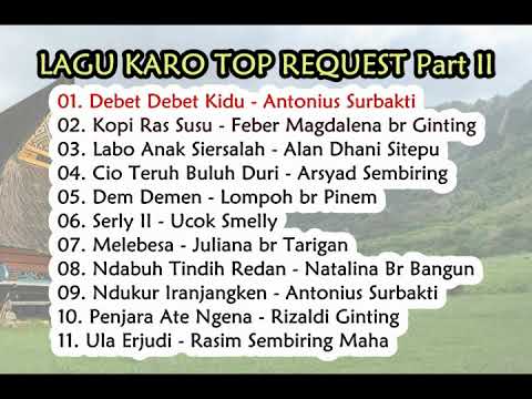 Lagu Karo Nostalgia  Lagu Karo Siadi