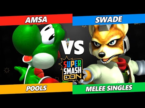 SSC 2023 - aMSa (Yoshi) Vs. swade (Fox) Smash Melee Tournament