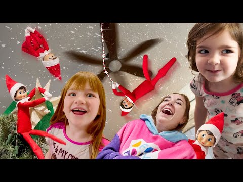 15 DAYS of SNOWY ELF!! Training Baby Elfy with Adley Niko and Navey! our Crazy Christmas morning Fun