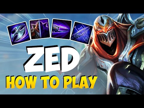 HOW TO PLAY ZED MID FOR BEGINNERS | ZED Guide Season 11 | League of Legends