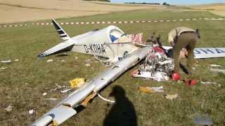 preview picture of video 'Flugzeugabsturz in Saal an der Saale / SW-N.TV'