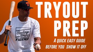 A Quick Easy Guide to Baseball Tryouts