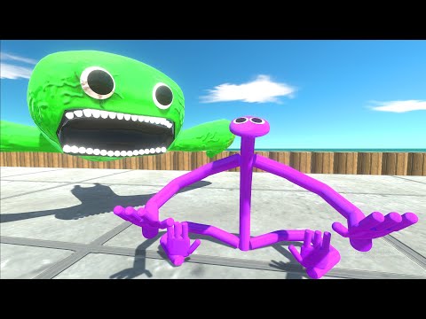 Jumbo Josh Can Beat Rainbow Friends Purple - Animal Revolt Battle Simulator
