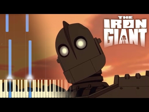 The Iron Giant - The Last Giant Piece - Piano (Synthesia)