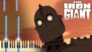 The Iron Giant - The Last Giant Piece - Piano (Synthesia)