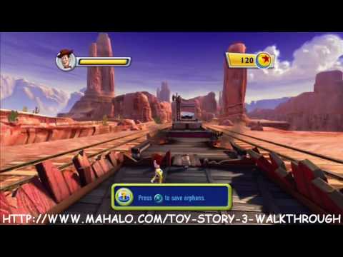 Toy Story 3 Walkthrough - Train Rescue