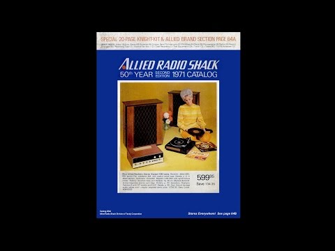 1971 Allied Radio Shack - 50th Year Catalog (2nd edition) #204A