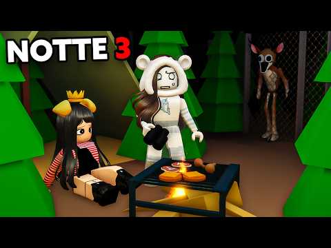 UNA NOTTE IN UNA FORESTA MALEDETTA SU BROOKHAVEN ROBLOX!