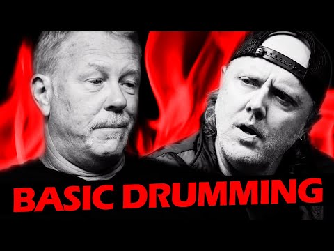 JAMES HETFIELD MAKING FUN OF LARS ULRICH DRUMMING #METALLICA