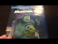 Monsters INC Blu Ray Unboxing