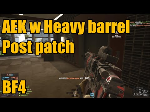 BF4 - The new heavy barrel | Aek w heavy barrel post patch