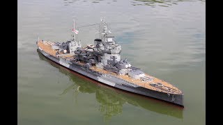 HMS Warspite 1/72 Launch (3-6) 24Jul18<div class=vauth>RC Model Warships</div>