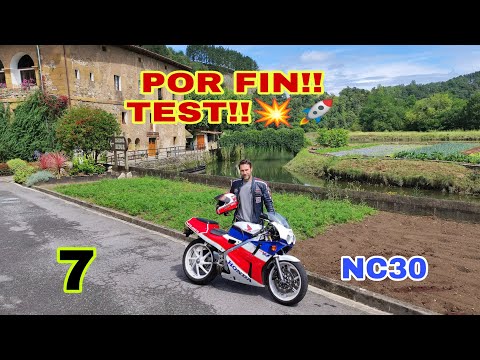 7  Prueba HONDA VFR400R NC30 💥 TEST DRIVE 🚀Pequeño misil on board Zarautz – Getaria