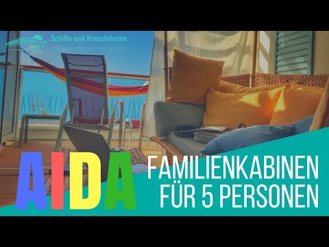 AIDA Familienkabinen für 5 Personen - 5er Belegung auf AIDA Kreuzfahrten / Kabinenumbau