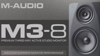 Video thumbnail for M-Audio M3-8 Active Professional Studio Monitor Speakers by The DJ Shop TV