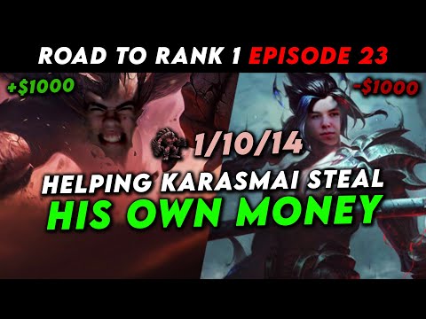 SECURING CHALLENGER WHILE INTING ft. Karasmai - Road to Rank 1 Episode 23