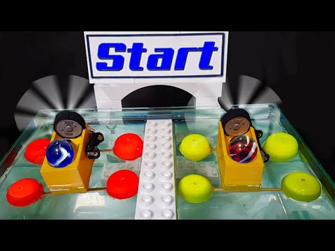 Marble boat race and Target shooting - Compilation by Fubeca's Marble Runs