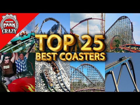 Top 25 BEST Roller Coasters 🎢👍 (That I've Ridden)