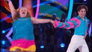 Honey Boo Boo &amp; Tristan Ianiero - DTWS Juniors Week 1 Salsa