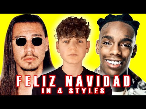 FELIZ NAVIDAD in 4 Styles | Apache 207, YNW Melly, Meduza, El Profesor