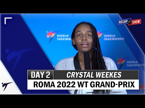 CRYSTAL WEEKES POST FIGHTS INTERVIEW - ROMA 2022 WT GRAND PRIX
