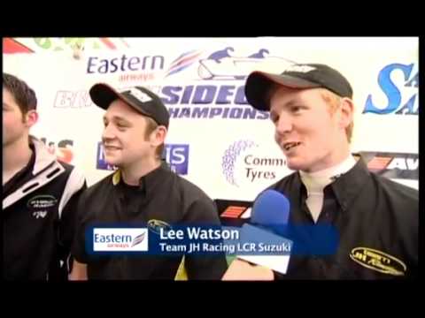 Team JH Racing Lee Watson Ben Holland Crash