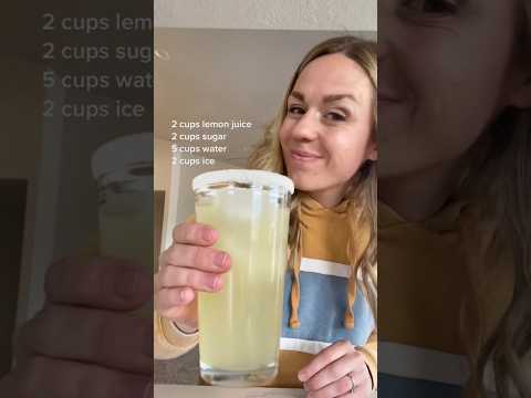 Homemade Lemonade 🍋 Full recipe in comments!