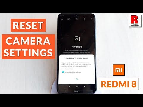 How to Reset Camera Settings on Xiaomi Redmi 8