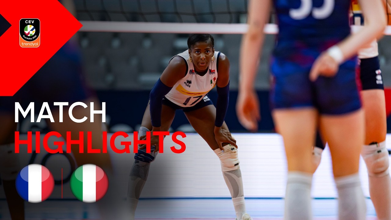 Highlights | FRANCE vs. ITALY | CEV Trendyol Eurovolley 2026 | Women